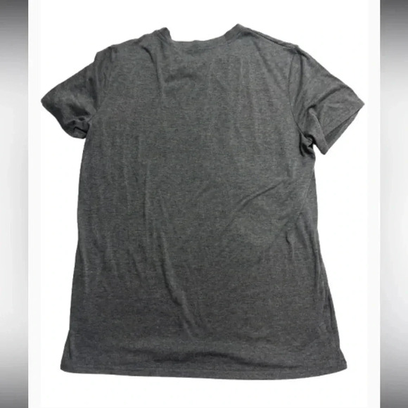 Dog Mom Tee  Heather Gray Crew Neck Short Sleeve T-Shirt size large - Picture 7 of 7